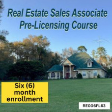  Real Estate Sales Associate Pre-Licensing Course (RE006FL63) - Six (6) month access