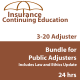 24 hr CE Bundle- 3-20 Adjuster CE Public Adjusters