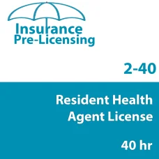40 hour -  2-40 Health Insurance Agent Pre-Licensing Course (INS022FL40)